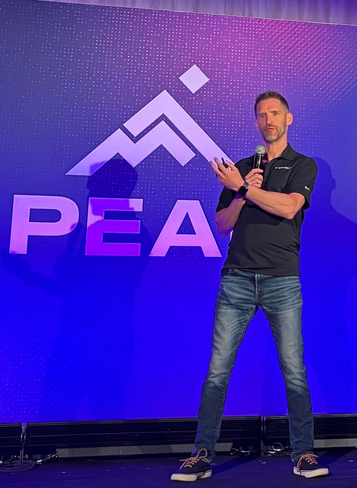 Jason Syversen speaking at PEAK Conference 2026